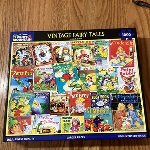 White Mountain Vintage Fairy Tales Puzzle NEWLY RELEASED